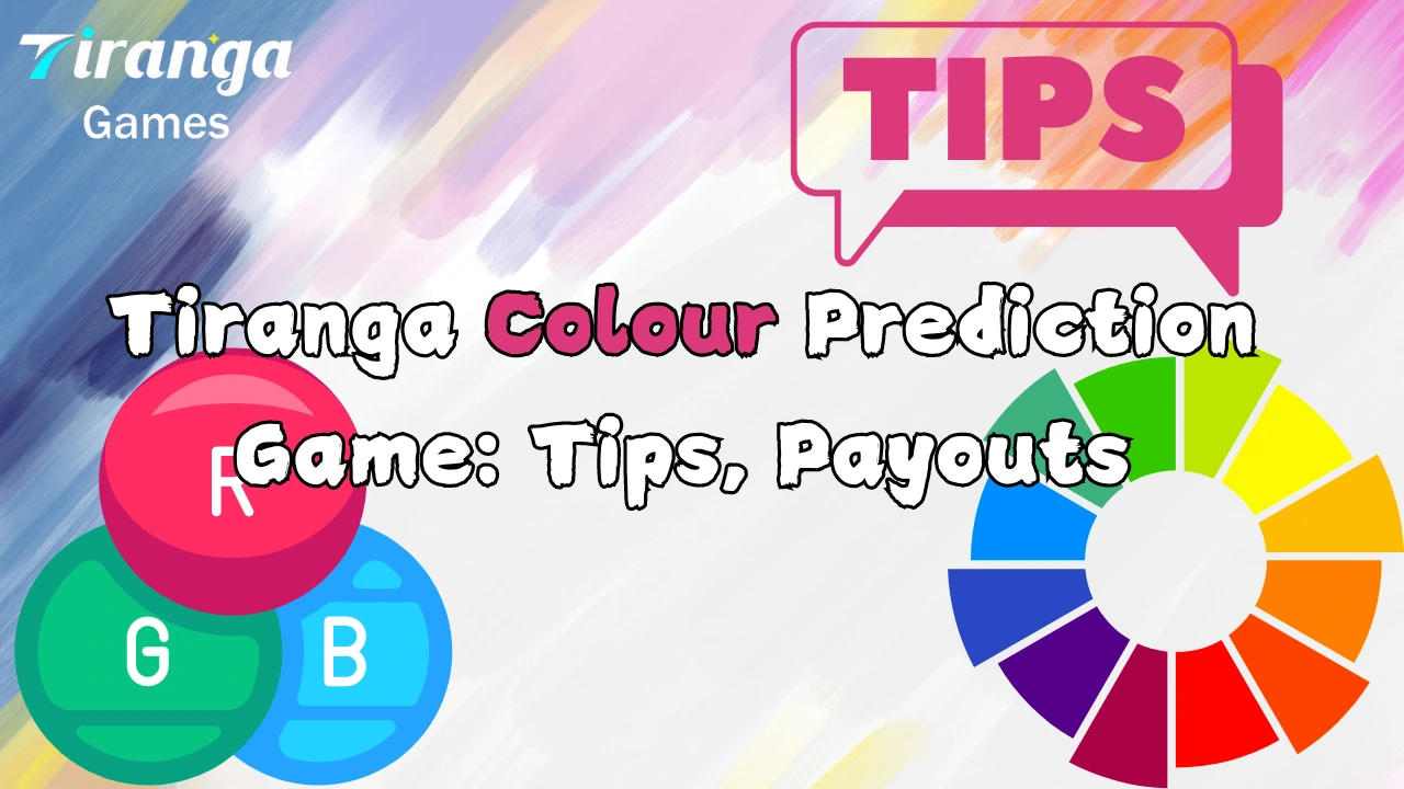 on image is colorful background with the text " tiranga colour prediction game tips"